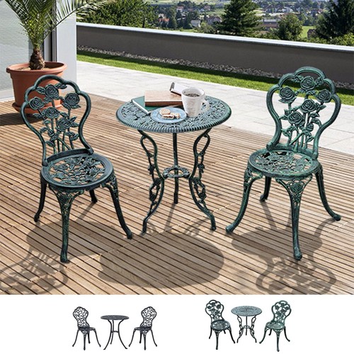 Cast aluminum bistro - 3x,