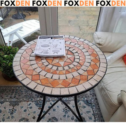 Outdoor mosaic bistro 60cm - mosaic,