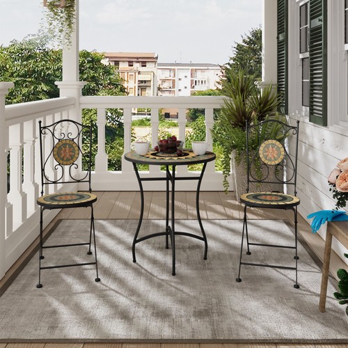 Bistro set mosaic patio - set,