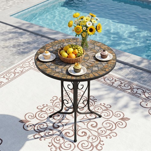 Round bistro table - round, star