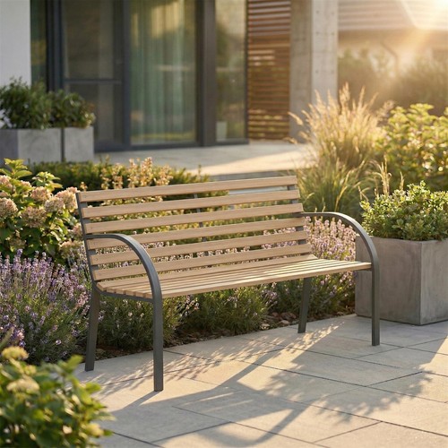 Slatted garden bench pine - slatted,