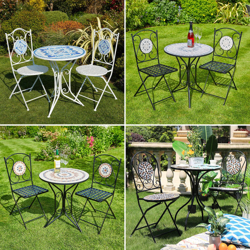 Bistro set mosaic patio - bistro,