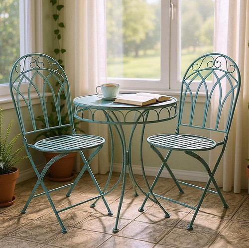Garden bistro set metal - bistro,